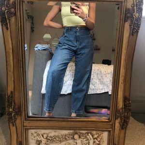 Zara Pleated Slouchy Jean